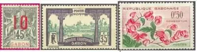 Почтовые марки Габона ГАВАЙИHawaii б королевство на арх в Тихом - фото 221