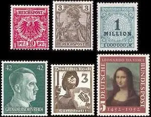 Почтовые марки Германии Германская почта в Османской империи В - фото 235