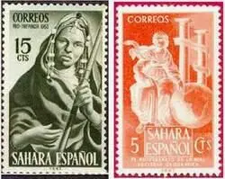 Почтовые марки Испанской Сахары ИСПАНСКИЕ ВЛАДЕНИЯ ГВИНЕЙСКОГО - фото 488