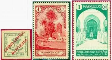 Почтовые марки Испанского Марокко ИСТРИЯIstra историческая обл на - фото 489