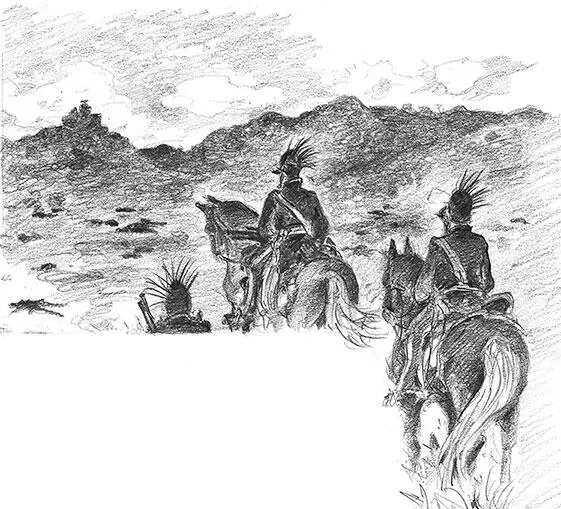 Поле под копытами коней Хентцау и его солдат все еще пахло кровью Дожди - фото 4