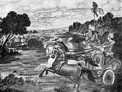 Рис 154 Современная иллюстрация к Бхагавадгите Арджуна просит царевича - фото 63