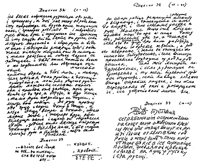 Рис 1157 Текст дощечек 32 и 33 Велесовой Книги переписанный ЮП - фото 171