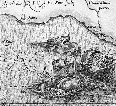 Рис 274 Фрагмент карты А Ортелия якобы 1570 года Abraham Ortelius Indiae - фото 246