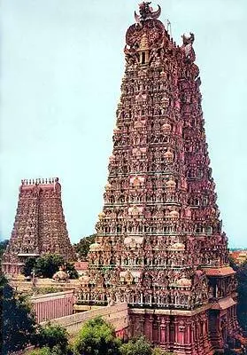 Индийский храм XVII века Minakshi Temple Nayak Madura Весьма напоминает - фото 265