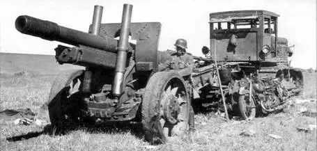 Сталинец65 со 152мм гаубицейпушкой обр 1937 г МЛ20 Трактор оснащен - фото 92