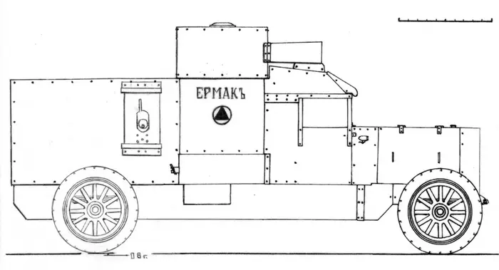 Бронеавтомобиль Ермак 4 пулемета Реконструкция И И Черникова - фото 7