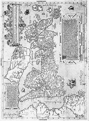 Рис 623 Карта Британских островов Георга Лили якобы 1546 года В Шотландии - фото 390