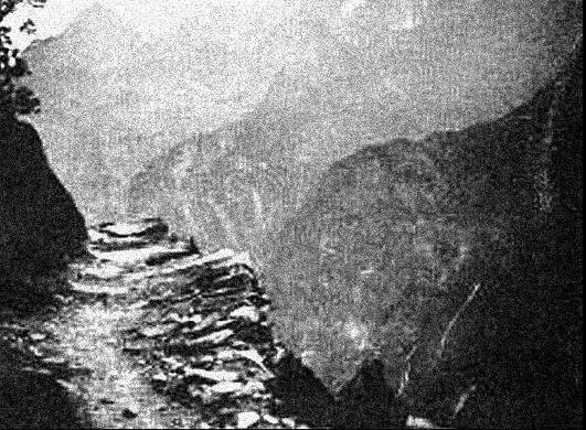 29 Тропа в ущелье Ацанко т по которому протекает Янцзы Современная карта - фото 29
