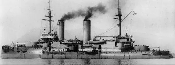 Слава на испытаниях после ремонта рейд Тулона май 1911 г Авария Славы и - фото 124