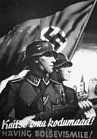 Защити свою Родину от большевизма Плакат призывающий вступать в Эстонский - фото 23