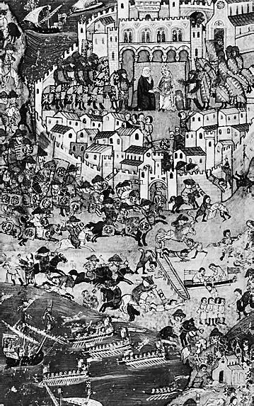 Мамлюки осаждают Триполи Миниатюра 1289 г Командование последними - фото 78