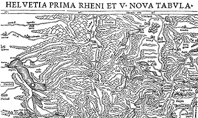 Рис 23 Карта европейской Швейцарии приписываемая античному Птолемею Из - фото 23