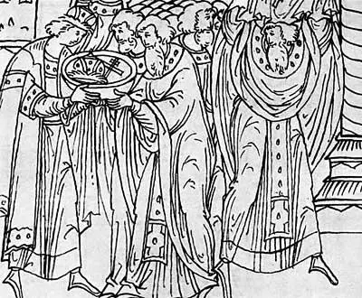 Рис 170 Венчание Ивана IV на царство 1547 г Миниатюра летописного свода - фото 179