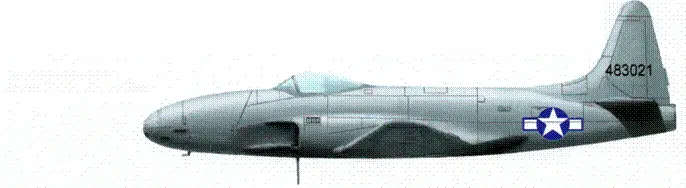 Опытный истребитель Локхид ХР80А Шутинг Стар Истребитель Хейнкель Не - фото 72