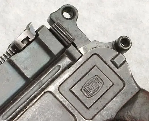 Предохранительный механизм пистолета Маузер К96 Mauser C96 установлен на - фото 11