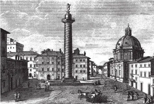 Пьяцца Колонна Гравюра XVIII века Романтические искусствоведы прошлого - фото 175
