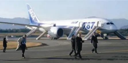 Boeing 787 JA804A авиакомпании ANA после вынужденной посадки 15 января 2013 - фото 23