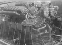 Спаренная установка двигателей 2В16 на испытательном стенде Ноябрь 1946 г - фото 133