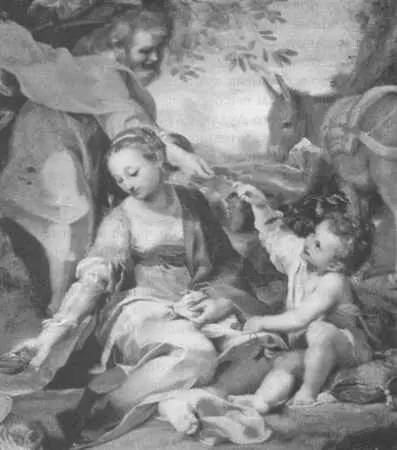 Рис 44 Отдых на пути в Египет Федерико Бароччи Barocci Federico якобы - фото 133