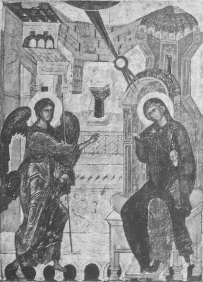 Рис 428 Благовещенье Русская икона Первая половина XVI века Псковский - фото 157