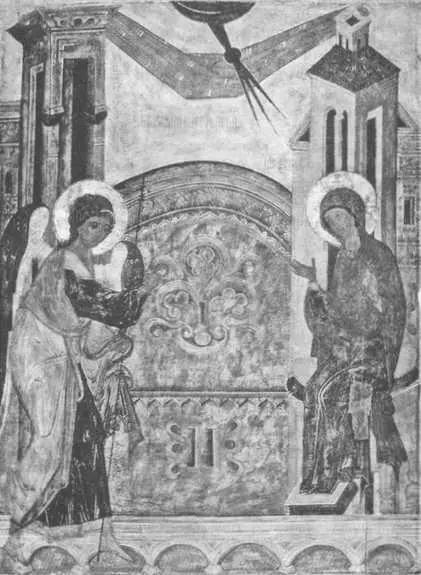 Рис 430 Благовещенье Русская икона Первая половина XVI века Псковский - фото 159