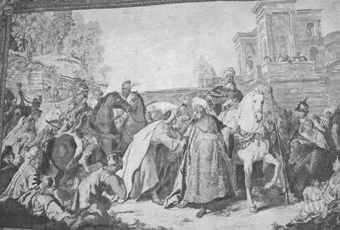 Рис 53 Триумф Мардохея Гобелен из серииИстория Эсфири по картону ЖФ Де - фото 167