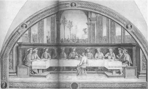 Рис 29 Тайная Вечеря Фреска Пьетро Перуджино Perugino Pietro Якобы - фото 17