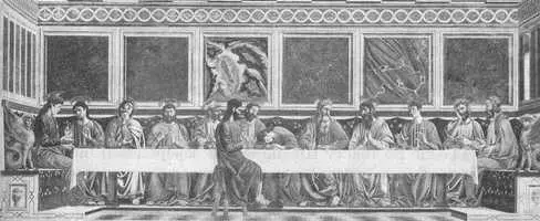 Рис 210 Тайная Вечеря Фреска Андреа дель Кастаньо Andrea del Castagno - фото 18