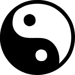 Знак иньян Символ иньян китайцы называют Тай Ши круг существования - фото 67