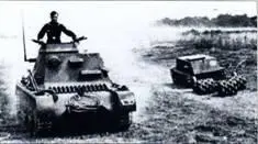 Опытная дистанционно управляемая машина ВI Боргвард с катковым тралом - фото 138