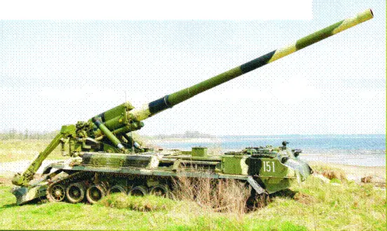 САУ 2С7 Пион в экспозиции Военно исторического Музея артиллерии инженерных - фото 89