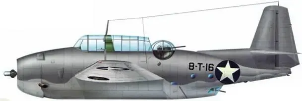 TBF1 зав 00399 лта Л К Файберлинга эскадрильи VT8 Самолет был сбит 4 - фото 66