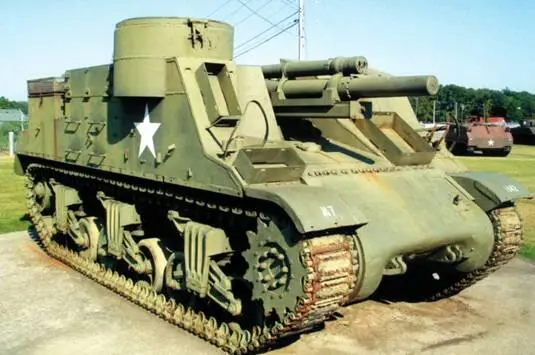 105мм самоходная гаубица М7 Кадиллак серии 75 образца 1938 г На этой - фото 113