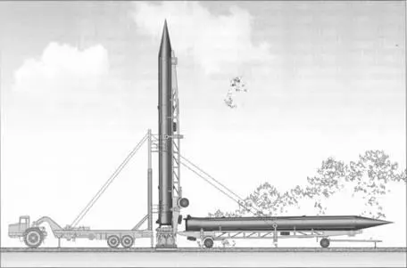 Установка ракеты Р12 на пусковой стол Рис А Чечина Другая проблема также - фото 73