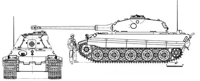 Тяжелый танк PzKpfwVI AusfB SdKfz182 Tiger II В марте 1944 г - фото 28