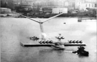 Экраноплан КМ после модификации 1978 г Маршевые двигатели размещены на носовом - фото 16