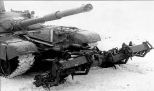 Танки Т62 и Т72 оснащенные тралом КМТ9 Характеристика трала изделие - фото 151