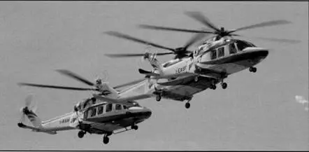 В полете вертолеты Агуста Уэстлэнд AW189 AW169 и AW139 БЛА Селекс - фото 80