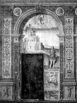 Рис 351 Созвездие Скорпиона в Зале Зодиака Фальконетто Palazzo dʼArco - фото 158