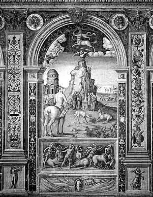 Рис 353 Созвездие Стрельца в Зале Зодиака Фальконетто Palazzo dʼArco - фото 160