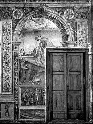 Рис 359 Созвездие Рыб в Зале Зодиака Фальконетто Palazzo dʼArco Mantova - фото 166