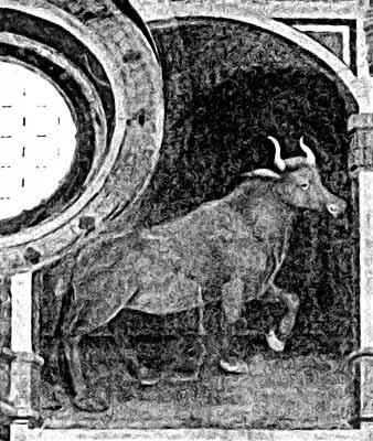 Рис 3178 Созвездие Тельца на зодиаке RP Фотография 2007 года Рис - фото 309