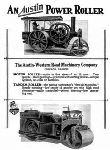 Реклама моторных катков Остин В годы Первой мировой войны фирма - фото 26
