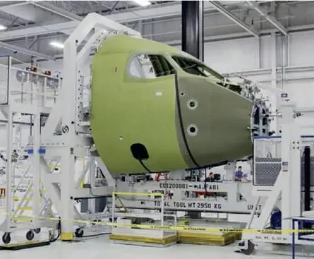 Носовая часть фюзеляжа CSeries на испытаниях В течение 2011 фг компанией - фото 27