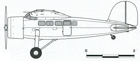 DL1 Vega5C борт NC47M в конфигурации на конец 1930х гг Внизу на - фото 135