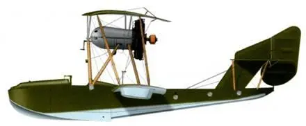 Летающая лодка М11 М11 на лыжном шасси Летающая лодка М12 - фото 119