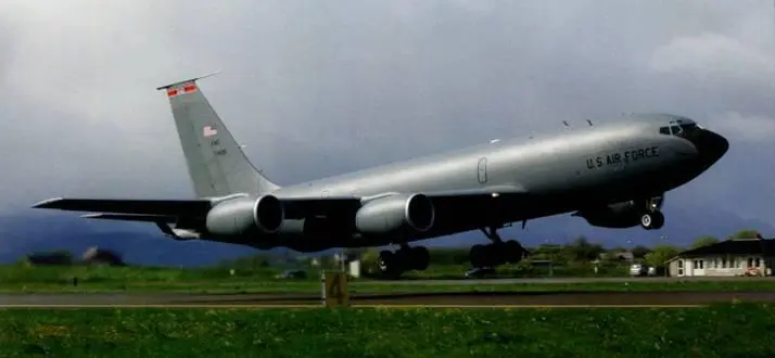 KC135R BBC США Лирджет выполнявший функции противника - фото 66