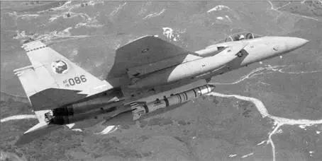 F15 с ракетой ASAT в полете Вариант противоспутниковой ракеты - фото 124