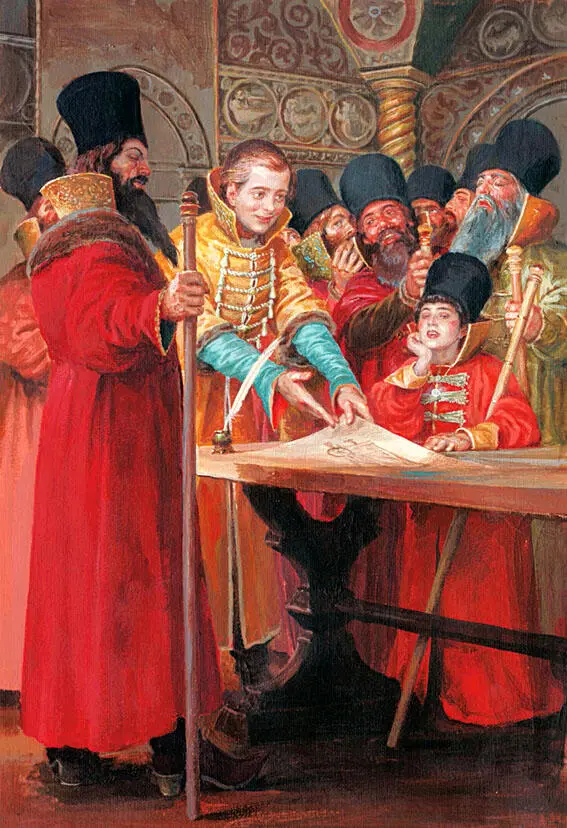 Это скорострельная пищаль имя ей пулемет стал объяснять царь - фото 58